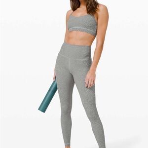 Lululemon Align Pant 28”- Size 2 - Grey Engineer Camo Print